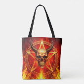 Demon Skull Tote トートバッグ (裏面)