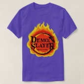 Demon Slayer Flameロゴ Tシャツ (デザイン正面)