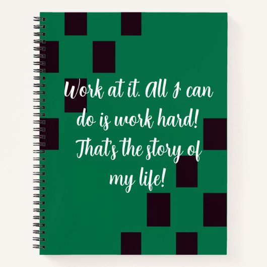 Demon slayer kamado tanjiro ノートブック (正面)