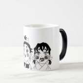 Demon Slayer Mug – Inosuke, Tanjiro & Zenitsu Mang モーフィングマグカップ (正面右)