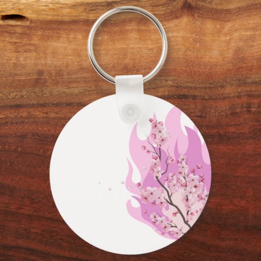 Demon Slayer Nezuko inspired キーホルダー (裏面)