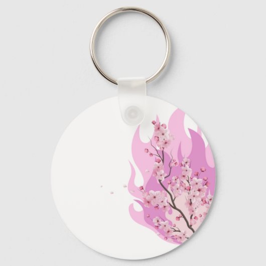 Demon Slayer Nezuko inspired キーホルダー (裏面)