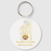 Demon Slayer Zenitsu inspired キーホルダー (正面)