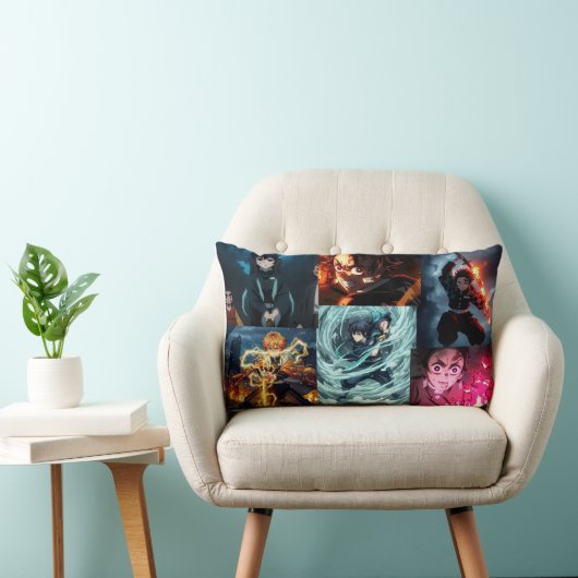 DEMON SLAYERS Throw Pillow ランバークッション (椅子)