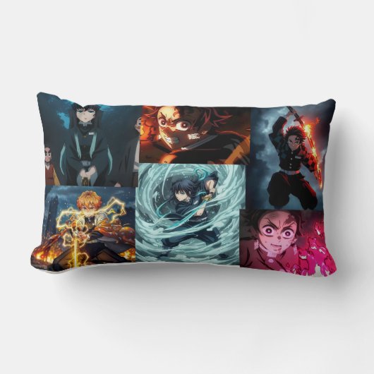 DEMON SLAYERS Throw Pillow ランバークッション (正面)