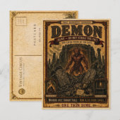 Demon, Vintage Circus Monster ポストカード (正面/裏面)