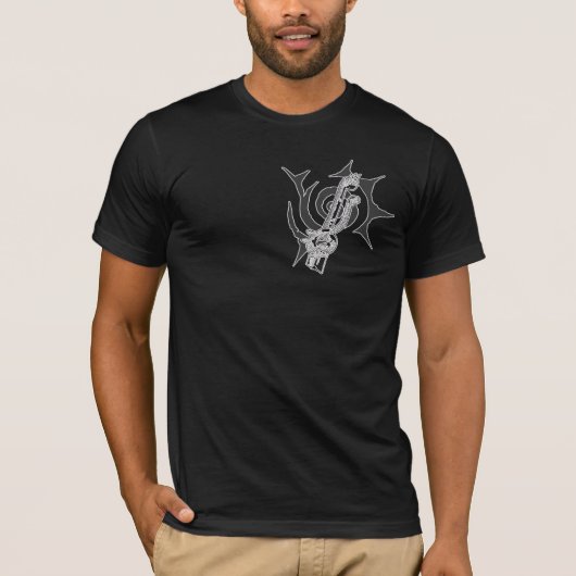 😈Demonic Dragon Knight Tee – Dark Sin Awakening😈 Tシャツ (正面)