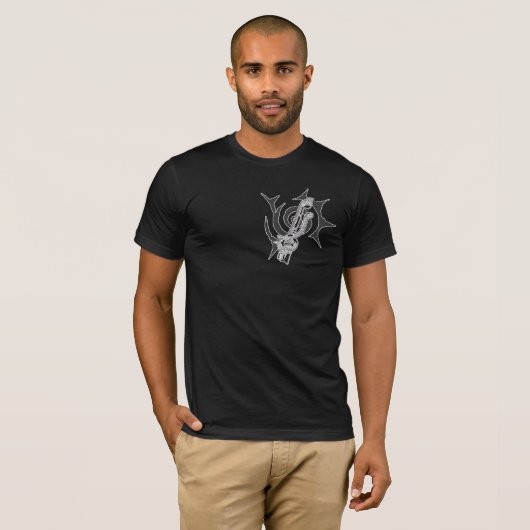 😈Demonic Dragon Knight Tee – Dark Sin Awakening😈 Tシャツ (正面フル)