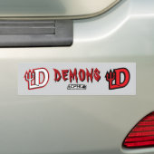 demons バンパーステッカー (車上)