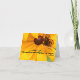 Demostenesの感動的引用文「機会」 サンキューカード