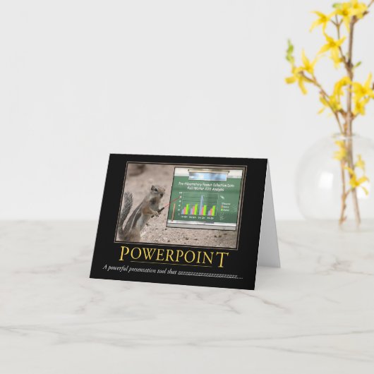 Demotivationalカード: PowerPoint カード (黄色い花)