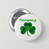 Dempseyのシャムロック 缶バッジ (正面&裏面)