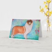 "Demuir" 4x6 Notecard カード (黄色い花)