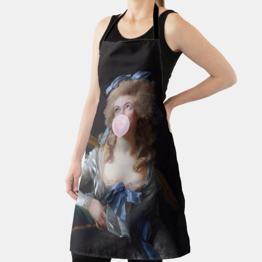 Demure with Pink Bubble Gum エプロン (インサイチュ)