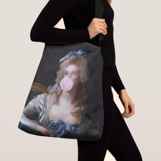 Demure with Pink Bubble Gum クロスボディバッグ (クローズアップ)