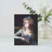 Demure with Pink Bubble Gum ポストカード (スタンド正面)