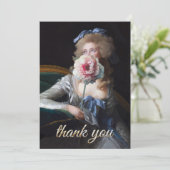 Demure with Pink Peony サンキューカード (スタンド正面)