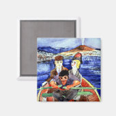 Demuth – ソレントからボートに乗る マグネット (正面/裏面)