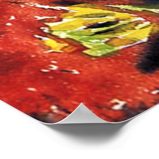 Demuth – 花のスプレー ポスター (角)