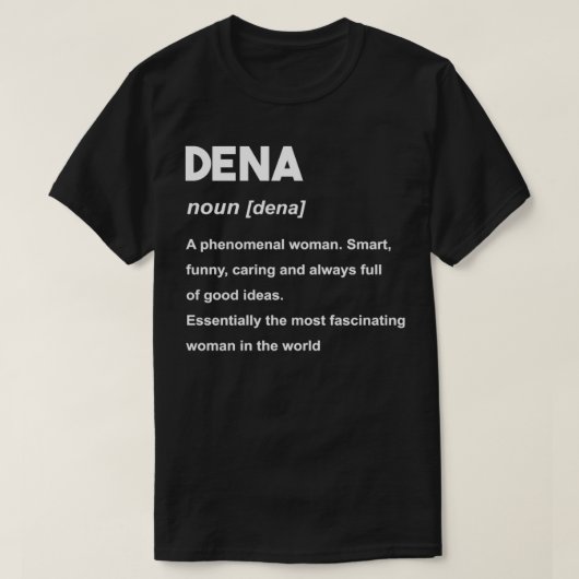 Dena Name Pullover Tシャツ (デザイン正面)