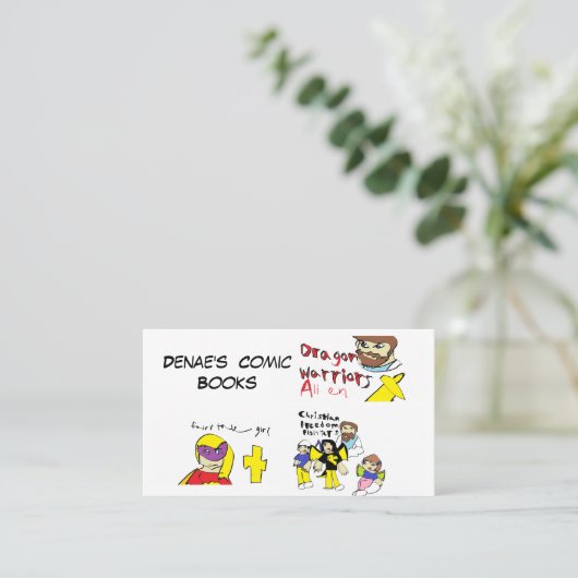 Denaeの漫画本 名刺 (スタンド正面)