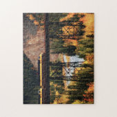 Denaliの国立公園およびジャム米国アラスカ ジグソーパズル (縦)