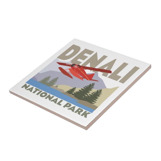 Denaliの国立公園 タイル (側面)