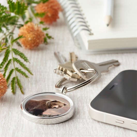 Denaliヒグマ キーホルダー (側面)