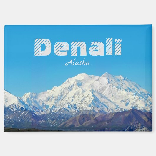 Denali Alaskaマグネット土産ギフト マグネット (正面)