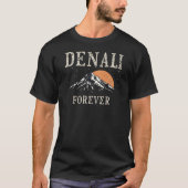 Denali Forever - Alaska Mountain Range Graphic Tシャツ (正面)