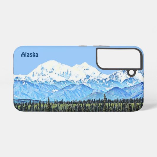 Denali (Mt. McKinley)オッターボックスiPhoneケース Samsung Galaxyケース (裏面横)