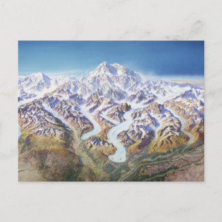 Denali (Mt. McKinley)パノラマ ポストカード