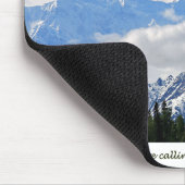 Denali/Mtnsはボーダーを持つMuirをまたは呼んでいますJ マウスパッド (コーナー)