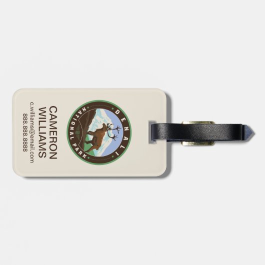 Denali National Park ラゲッジタグ (裏面横)