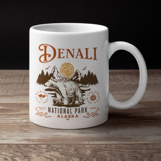 Denali National Park Alaska コーヒーマグカップ