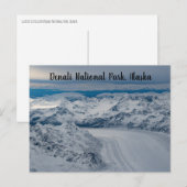 Denali National Park Alaska シーズンポストカード (正面/裏面)