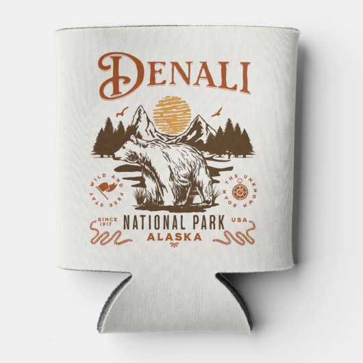 Denali National Park Alaska 缶クーラー (正面)