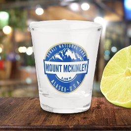 Denali National park Alaska Mount Mckinley ショットグラス