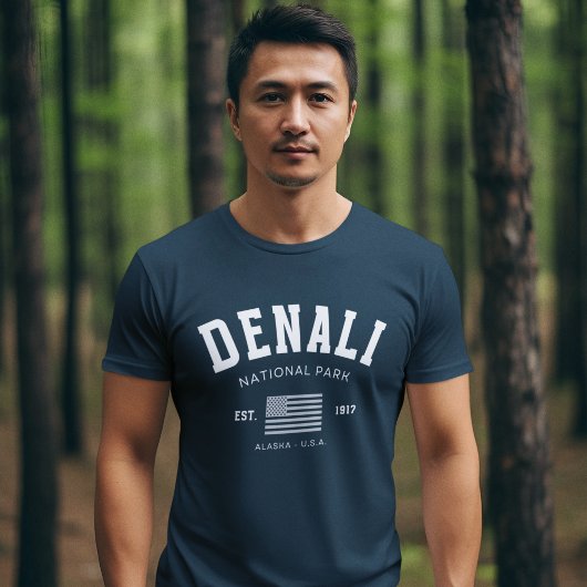 Denali National Park Alaska Mountain view Tシャツ