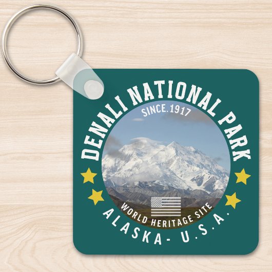 Denali National Park Alaska Since 1917 キーホルダー