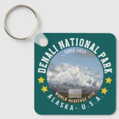 Denali National Park Alaska Since 1917 キーホルダー (正面)