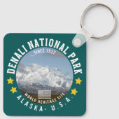 Denali National Park Alaska Since 1917 キーホルダー (裏面)