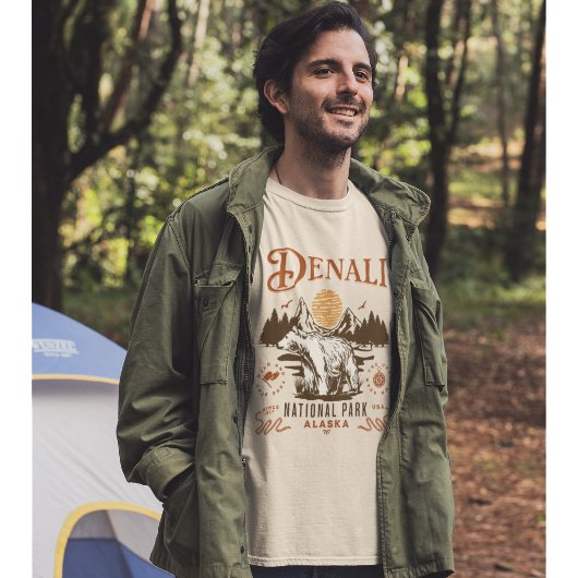 Denali National Park Alaska Tシャツ