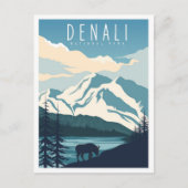 Denali National Park Alaska USA Travel  ポストカード (正面)