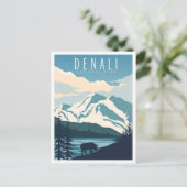 Denali National Park Alaska USA Travel  ポストカード (スタンド正面)