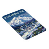 Denali National Park and Preserve Alaska マグネット (右側)
