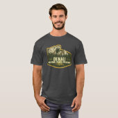 Denali National Park And Preserve Alaska Retro Bad Tシャツ (正面フル)