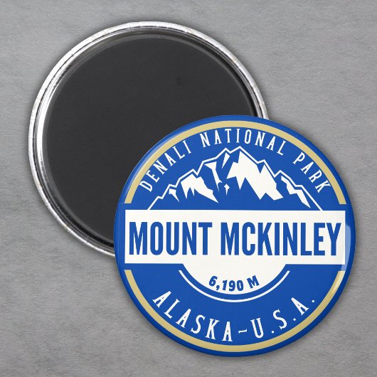 Denali National park Mount Mckinley マグネット
