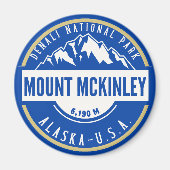Denali National park Mount Mckinley マグネット (正面)