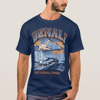 Denali National Park Mt Denali Denali highway Dena Tシャツ